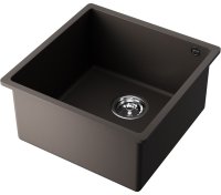 Кухонная мойка OMOIKIRI Bosen 44-U-ES 4997206 44x44 из искусственного гранита, espresso