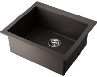 Кухонная мойка OMOIKIRI Bosen 57-ES 4997209 57x50 из искусственного гранита, espresso