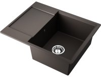 Кухонная мойка OMOIKIRI Daisen 65T-ES 4997213 65x51 из искусственного гранита, espresso