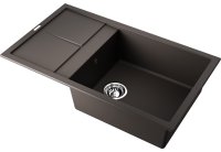 Кухонная мойка OMOIKIRI Sumi 86-ES 4997233 86x50 из искусственного гранита, espresso