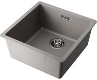Кухонная мойка OMOIKIRI Yamakawa 45T Integra GR 4997254 44.8x44.8 из искусственного гранита, leningrad grey
