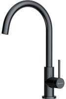 Смеситель для кухни OMOIKIRI Shinagawa Slim GM 4994517, вороненая сталь