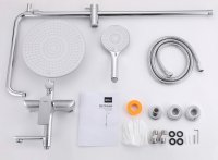 Душевая система Abber Weiss Insel AF8016L, цвет хром