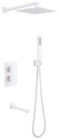 Встраиваемая душевая система Abber Daheim AF8250W, цвет белая матовая