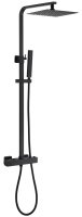 Душевая система Abber Daheim AF8260B, цвет черный матовый