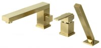 Смеситель на борт ванны Feramolli Cubo GL275, золото