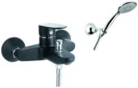 Смеситель для ванны Fiore FALSE 81BX8150, хром/черный
