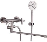 Смеситель для ванны Fmark FALSE FS8424, сатин