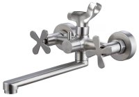Смеситель для ванны Fmark FALSE FS8508, сатин