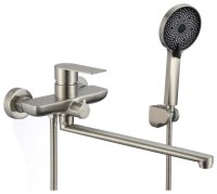 Смеситель для ванны Fmark FALSE FS8824, сатин