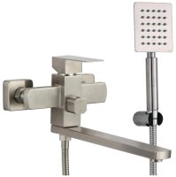 Смеситель для ванны Fmark FALSE FS8124, сатин