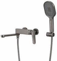 Смеситель для ванны GAPPO G10-9 G3210-9, оружейная сталь