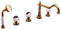 Смеситель на борт ванны Rav Slezak Brilliance BRILLIANCE164.5PSM, бронза