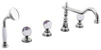 Смеситель на борт ванны Rav Slezak Brilliance BRILLIANCE164.5P, хром