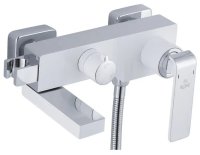 Смеситель для ванны Rose FALSE R1402F, белый/хром