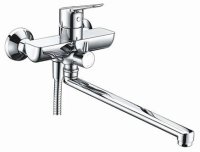 Смеситель для ванны WasserKRAFT Lippe 4500 4502L, хром