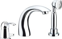 Смеситель на борт ванны Webert Aurora AU850701015, хром