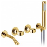 Смеситель для ванны Webert Opera OA860312010, золото