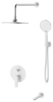 Душевая система ESKO Lagos White SET7in1LGW встраиваемая, белый