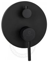 Душевая система FILARETE Roun FL1023BL встраиваемая, черный