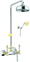 Душевая система Fiore GIOIELLI 08CO0620, хром/золото