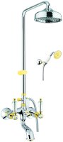 Душевая система Fiore GIOIELLI 08CO0615, хром/золото