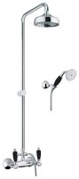Душевая система Fiore COLONIALE BLACK 22CR0620, хром