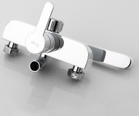 Душевая система FRAP H41 F2441, хром/белый