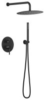 Душевая система KNOTLOR ECLIPSE SS-26/BL встраиваемая, черный