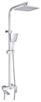 Душевая система Rose FALSE R1556F, белый/хром