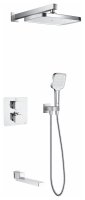 Душевая система Rose FALSE R1595F встраиваемая, белый/хром
