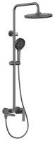 Душевая система Vincea VSFS-413GM, вороненая сталь
