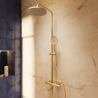 Душевая система Vincea Феерие VSFS-5FE1BG, брашированное золото