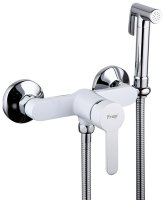 Гигиенический душ FRAP H41 F2041-8 со смесителем, белый/хром