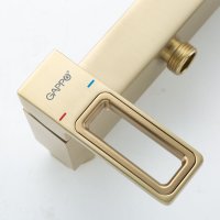 Гигиенический душ GAPPO G17-3 G2017-3 со смесителем, золотой сатин