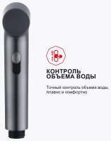Гигиенический душ Raglo R03.52.09 со смесителем, графит