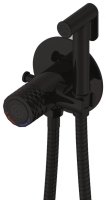 Гигиенический душ Rose FALSE R225H со смесителем, черный