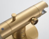 Гигиенический душ Rose FALSE R915G со смесителем, золотой сатин