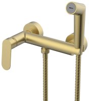 Гигиенический душ Splenka S41.51.03 со смесителем, сатин золотой