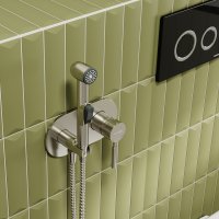 Гигиенический душ WasserKRAFT Wern 4200 4238 со смесителем, никель