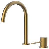 Смеситель для раковины ALTROBAGNO Bilancia ALTROBAGNOBilancia010903BG, матовое золото