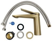 Смеситель для раковины ESKO Shanghai Gold SHA26G, золотой сатин
