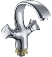 Смеситель для раковины Fmark FALSE FM1038, хром