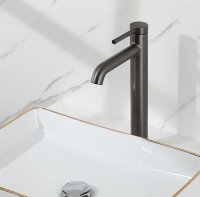 Смеситель для раковины GAPPO G06-9 G1006-29, оружейная сталь