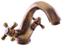 Смеситель для раковины Rav Slezak Morava MK329.5SM, бронза
