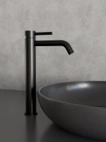 Смеситель для раковины KNOTLOR ECLIPSE SS-21/BL, черный