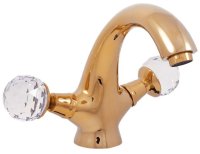 Смеситель для раковины Rav Slezak Brilliance BRILLIANCE129.5Z, золото