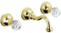 Смеситель для раковины Webert Karenina KA750404010, золото