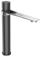 Смеситель для раковины Webert One-B NB830402441, черный/сталь