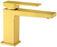 Смеситель для раковины Webert Pegaso PE830102010SSE, золото